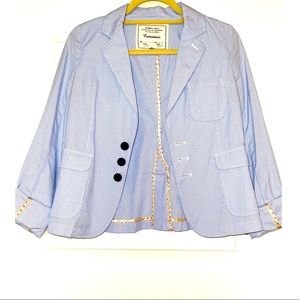 Anthropologie Cartonnier Striped jacket. Size XS.